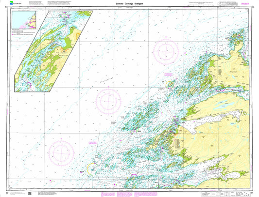 Leines - Grøtøya - Steigen - 67 - Norway Kartverket Nautical Charts