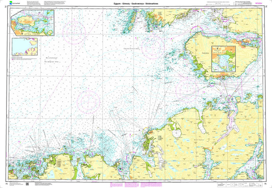 Eggum - Gimsøy - Gaukværøya - Stokmarknes - 75 - Norway Kartverket Nautical Charts