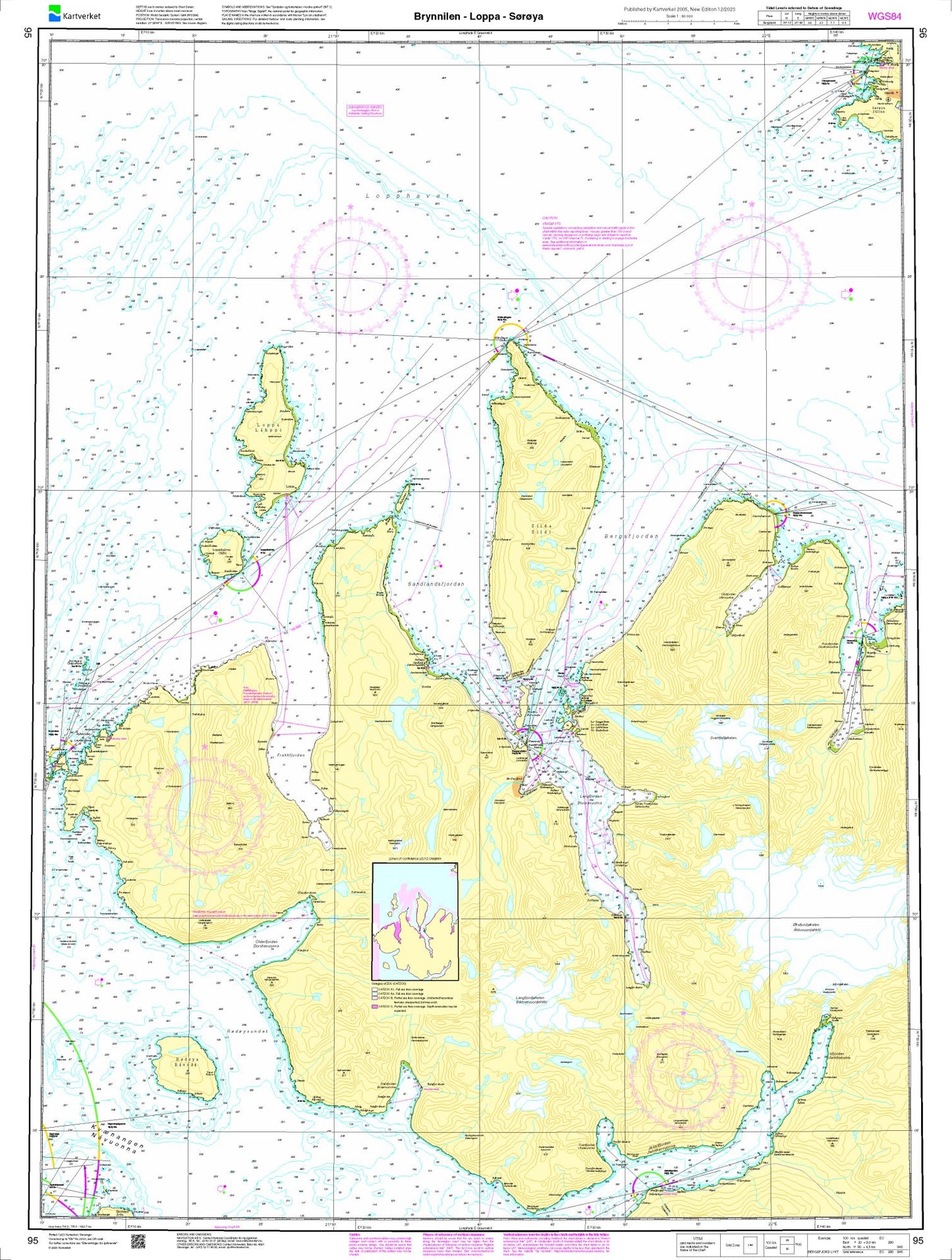Brynnilen - Loppa - Sørøya - 95 - Norway Kartverket Nautical Charts
