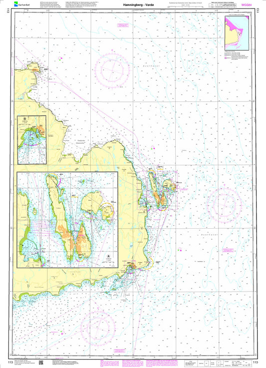 Hamningberg - Vardø - 113 - Norway Kartverket Nautical Charts