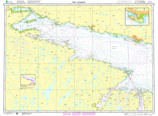 Vadsø - Varangerbotn - 115 - Norway Kartverket Nautical Charts