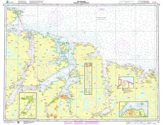Sør-Varanger, Bugøynes - Grense Jakobselv - 116 - Norway Kartverket Nautical Charts