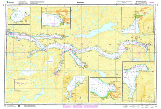 Nordfjord - 123 - Norway Kartverket Nautical Charts