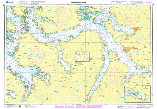Haugsholmen - Volda - 125 - Norway Kartverket Nautical Charts