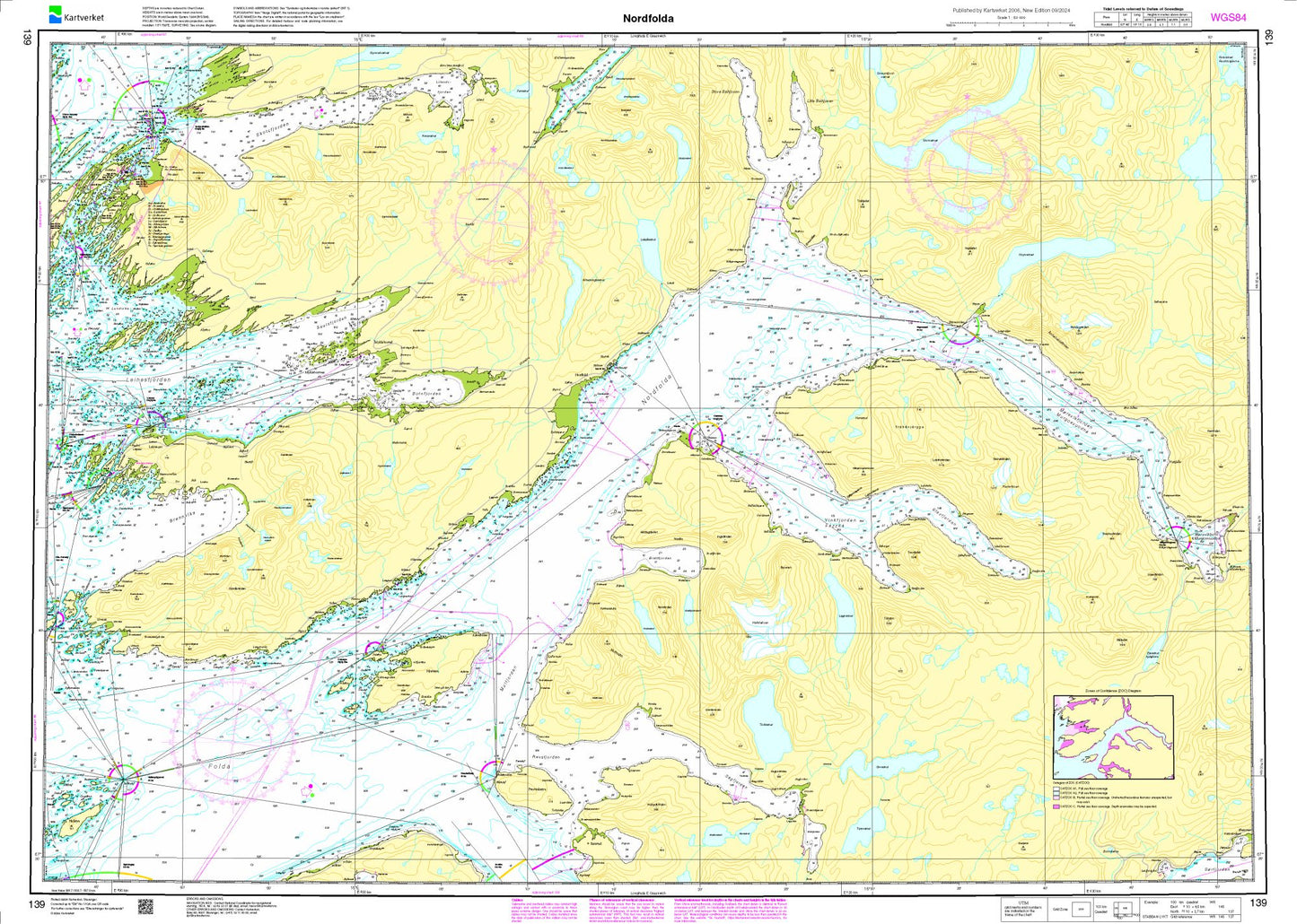 Nordfolda - 139 - Norway Kartverket Nautical Charts