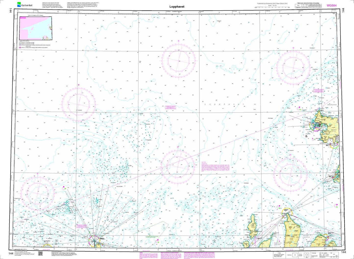 Lopphavet - 144 - Norway Kartverket Nautical Charts