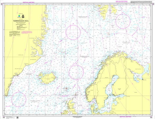 Norwegian Sea and adjacent seas - 300 - Norway Kartverket Nautical Charts