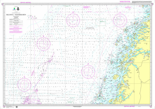 Sklinna - Tennholmen - 310 - Norway Kartverket Nautical Charts