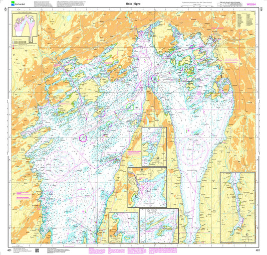 Oslo - Spro - 401 - Norway Kartverket Nautical Charts