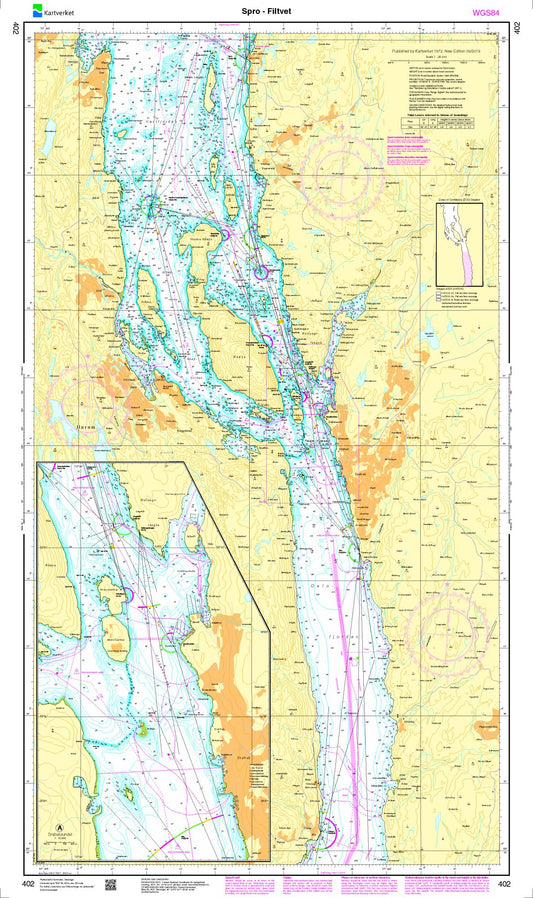 Spro - Filtvet - 402 - Norway Kartverket Nautical Charts