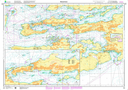 Ålesund havn - 456 - Norway Kartverket Nautical Charts