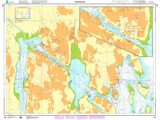 Tønsberg havn - 468 - Norway Kartverket Nautical Charts