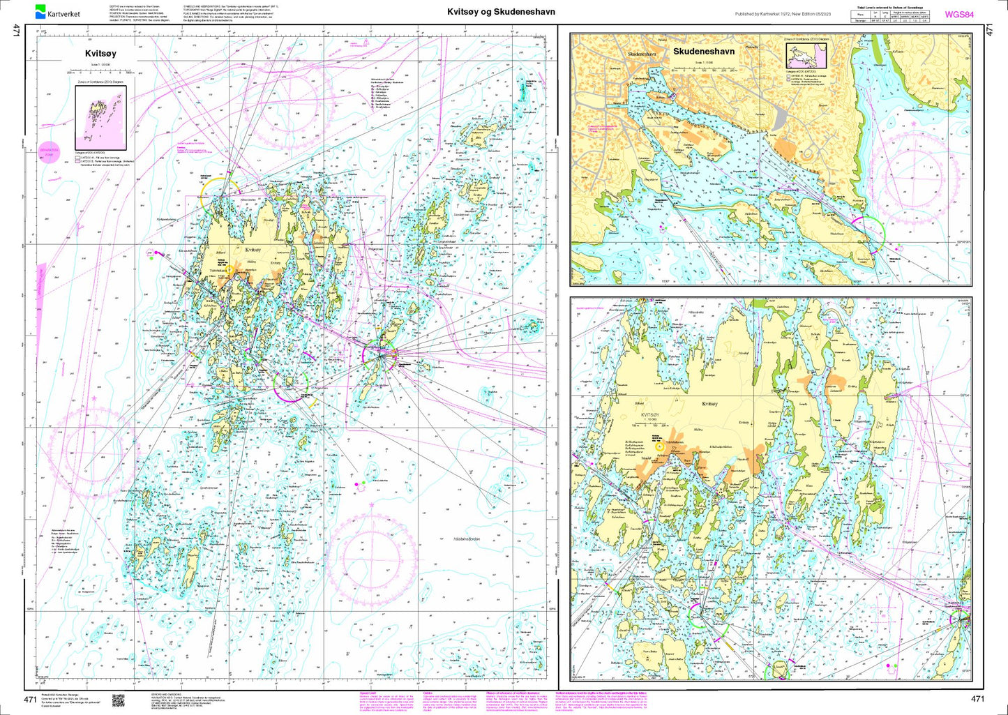 Kvitsøy - 471 - Norway Kartverket Nautical Charts