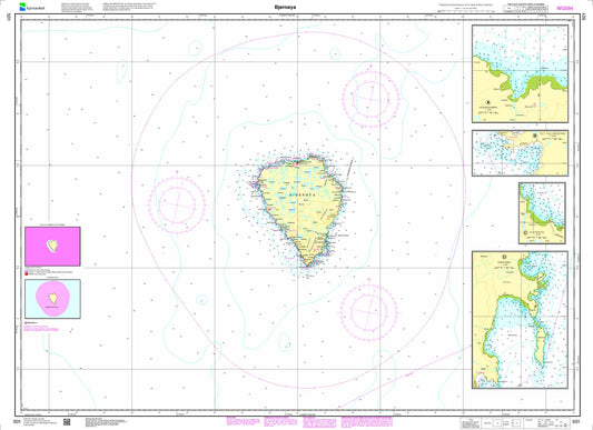 Bjørnøya - 501 - Norway Kartverket Nautical Charts