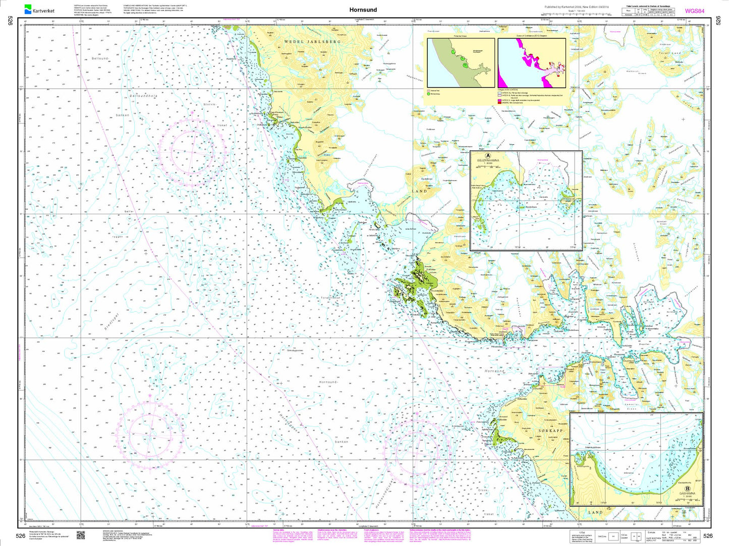 Hornsund - 526 - Norway Kartverket Nautical Charts