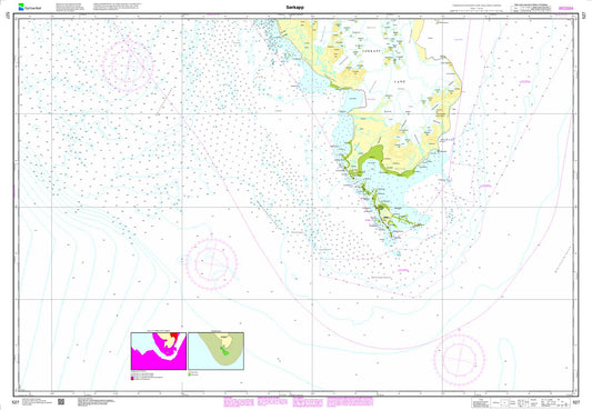 Sørkapp - 527 - Norway Kartverket Nautical Charts