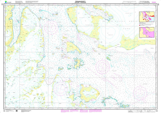 Hinlopenstretet S. Sørporten - Fosterøyane - 536 - Norway Kartverket Nautical Charts