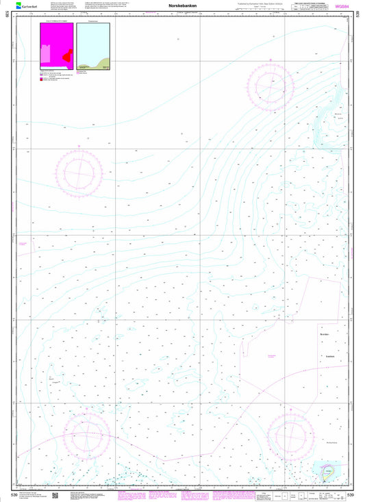 Norskebanken - 539 - Norway Kartverket Nautical Charts