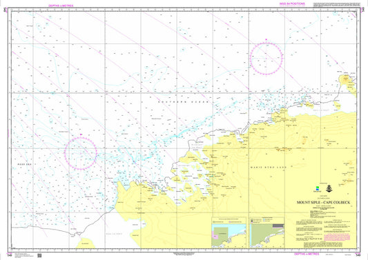 Mount Siple - Cape Colbeck - 549 - Norway Kartverket Nautical Charts
