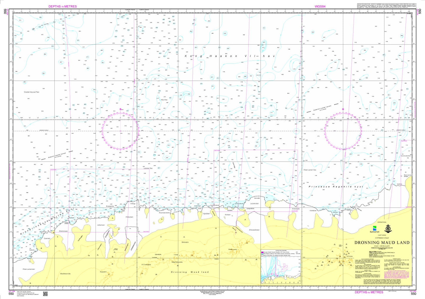 Dronning Maud Land - 550 - Norway Kartverket Nautical Charts