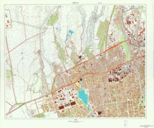 Alma-Ata / Almaty 5 (Kazakhstan) - Soviet Military City Plans