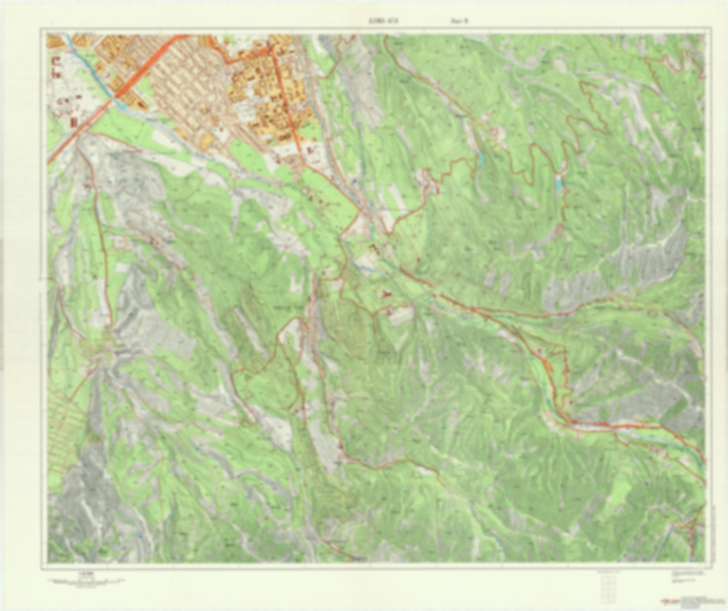 Alma-Ata / Almaty 8 (Kazakhstan) - Soviet Military City Plans