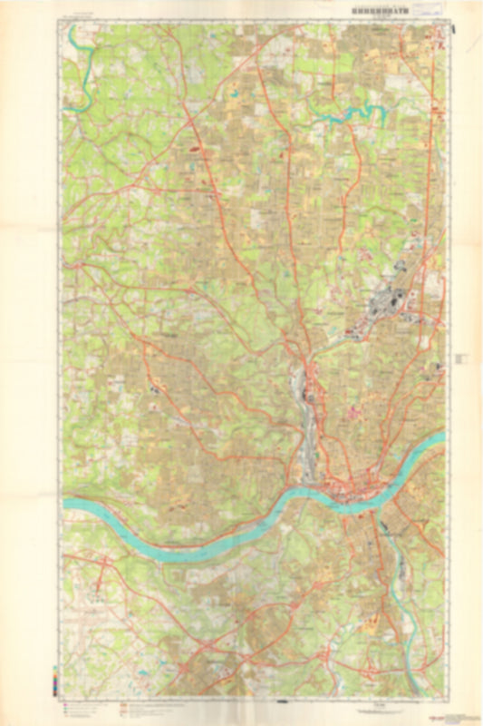 Cincinnati, OH 1 (USA) - Soviet Military City Plans