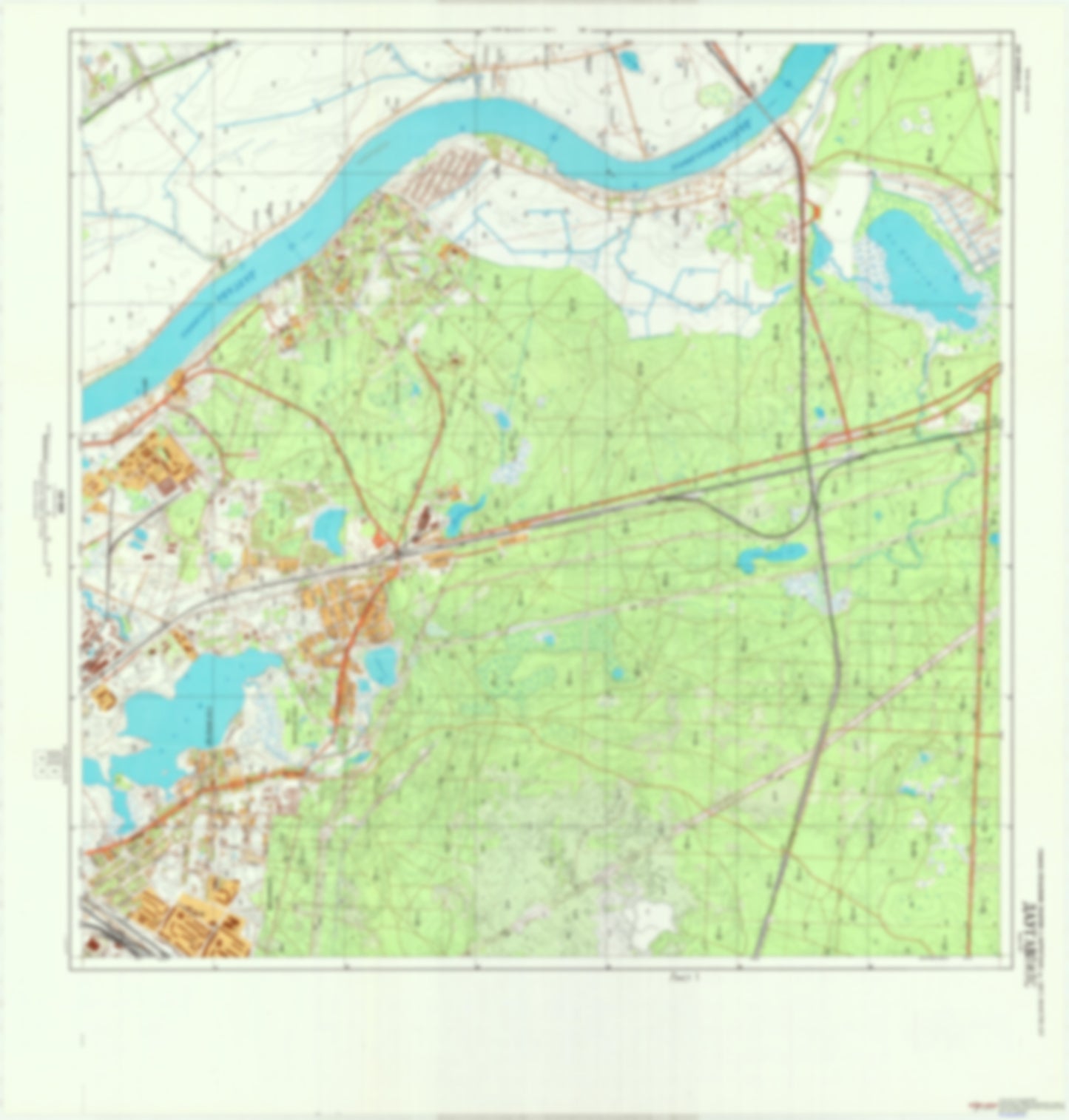 Daugavpils 1 (Latvia) - Soviet Military City Plans