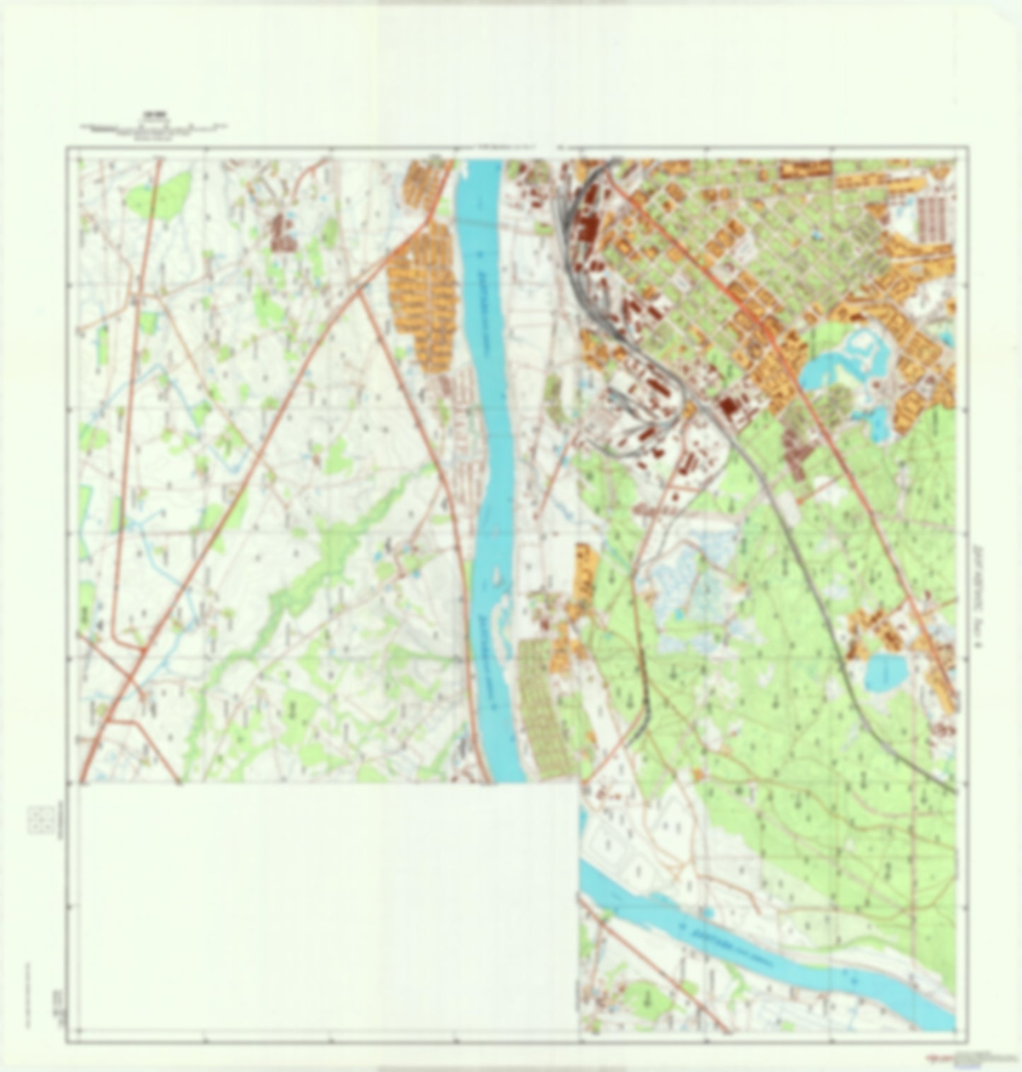 Daugavpils 4 (Latvia) - Soviet Military City Plans