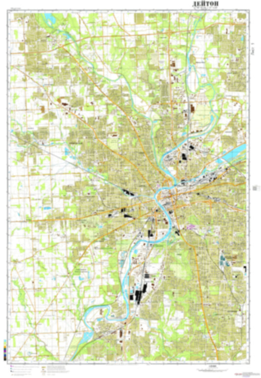 Dayton, OH 1 (USA) - Soviet Military City Plans