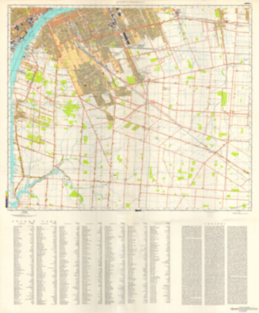 Detroit, MI, Windsor, ON 4 (USA, Canada) - Soviet Military City Plans