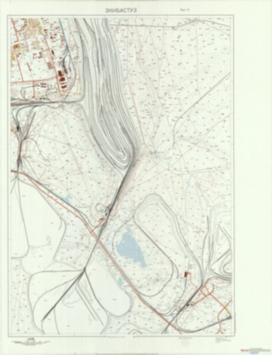 Ekibastuz 4 (Kazakhstan) - Soviet Military City Plans