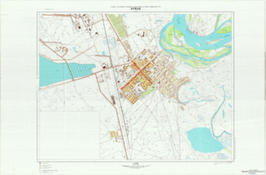 Yermak / Aksu ( Kazakhstan) - Soviet Military City Plans