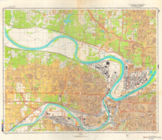 Kansas City, KS/MO 1 (USA) - Soviet Military City Plans