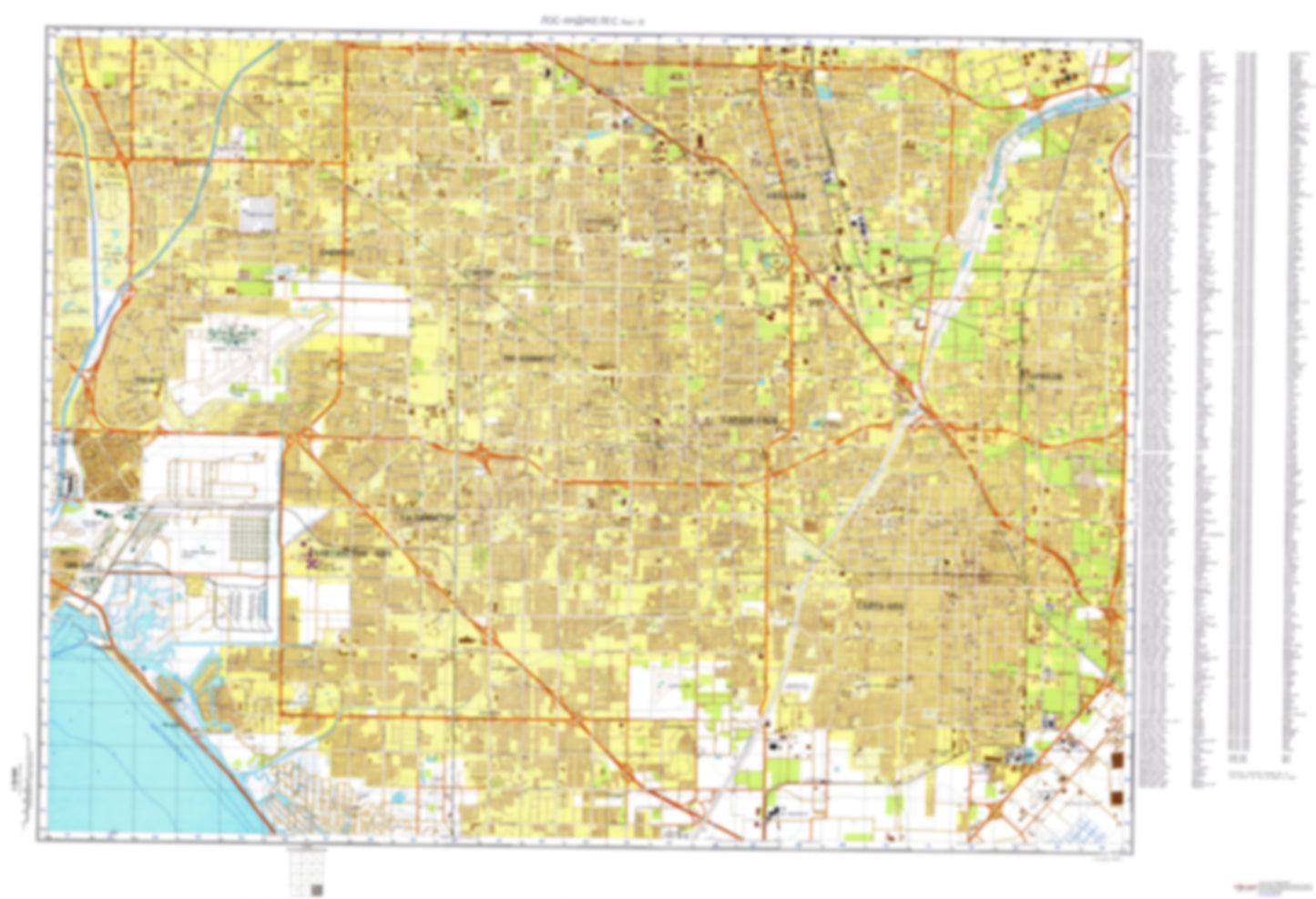 Los Angeles, CA 12 (USA) - Soviet Military City Plans