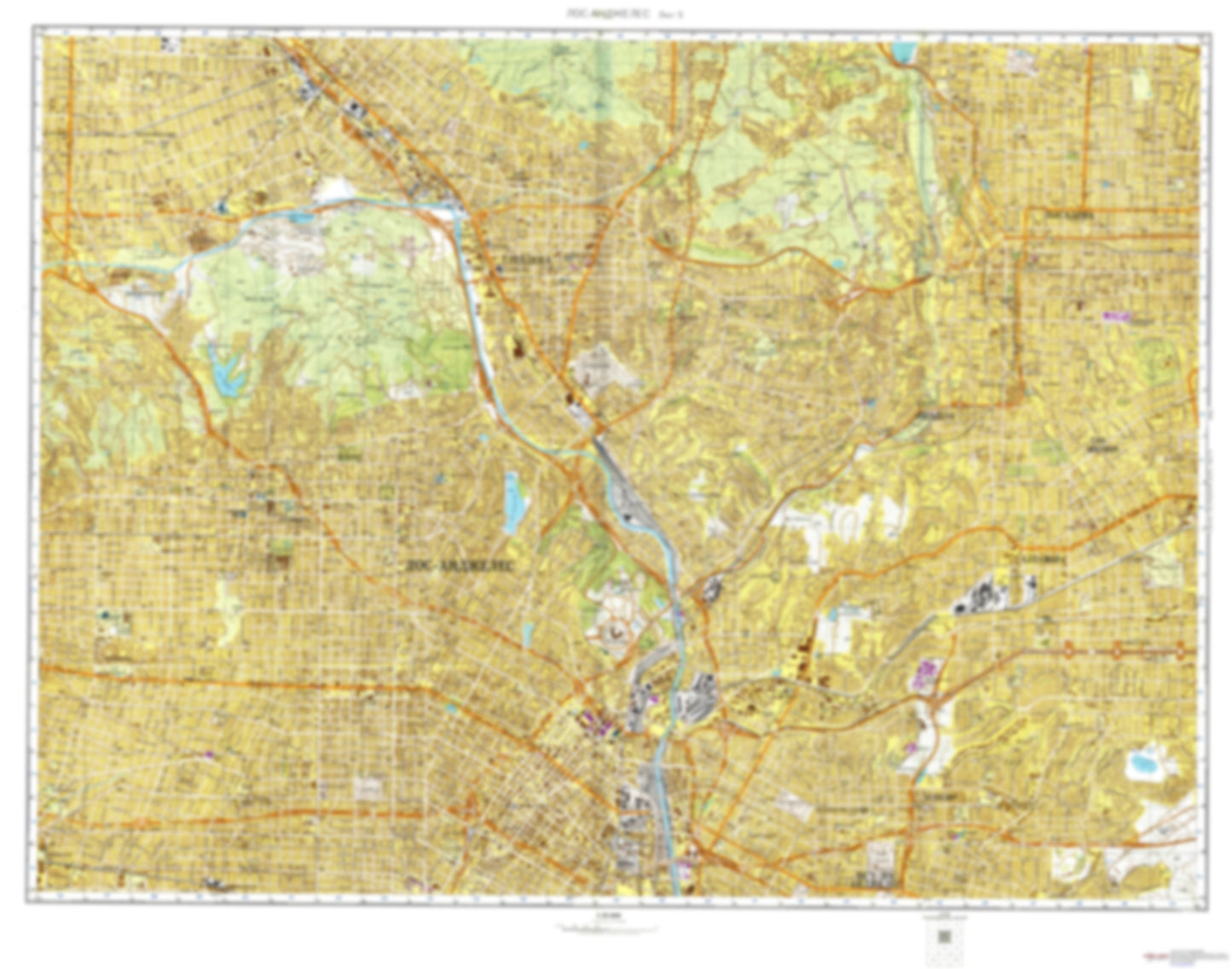 Los Angeles, CA 5 (USA) - Soviet Military City Plans