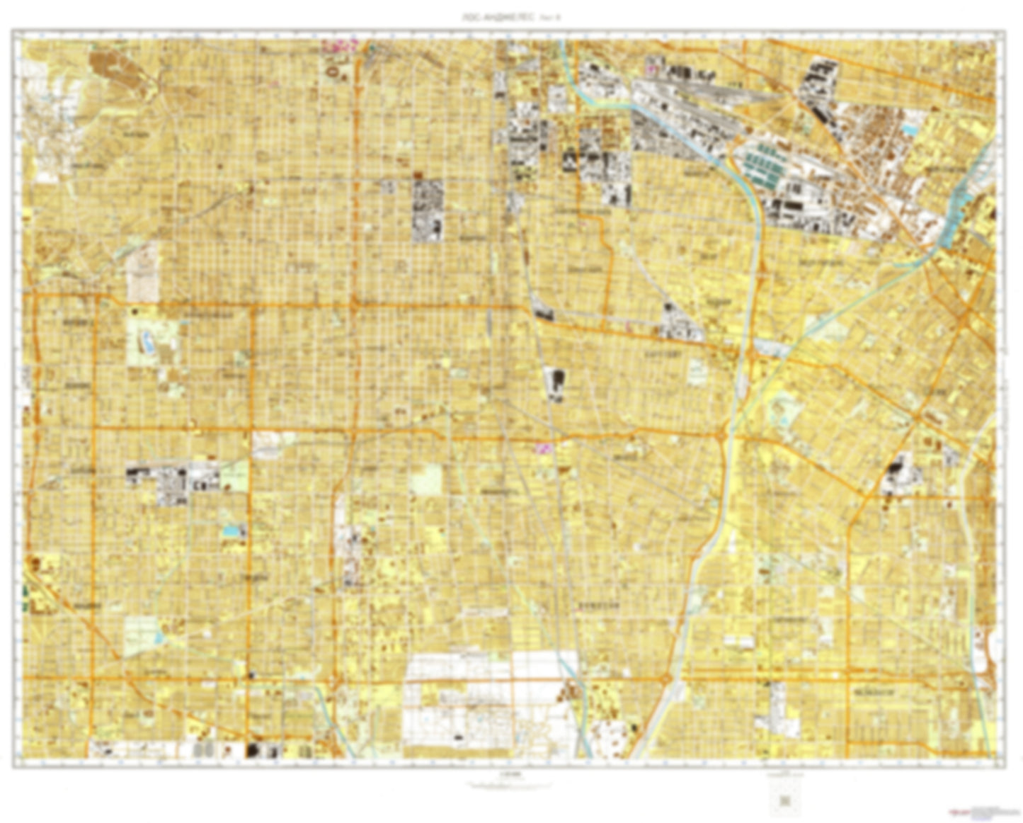 Los Angeles, CA 8 (USA) - Soviet Military City Plans