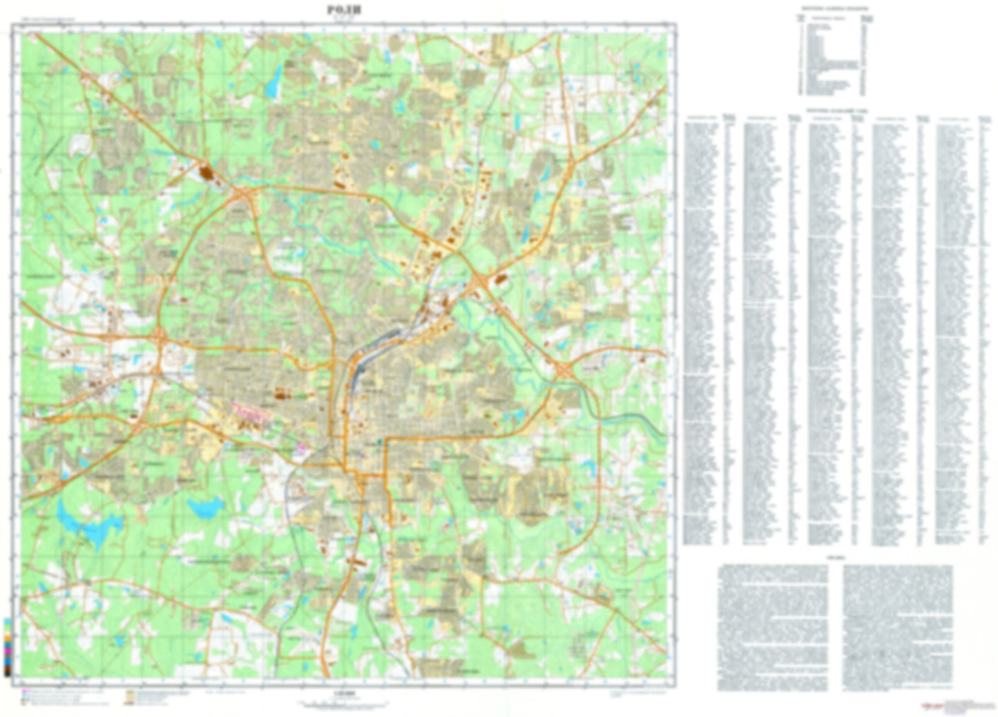 Raleigh, NC (USA) - Soviet Military City Plans
