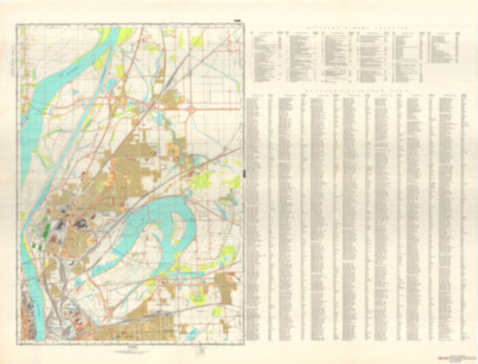 Saint Louis, MO (USA) 2 - Soviet Military City Plans