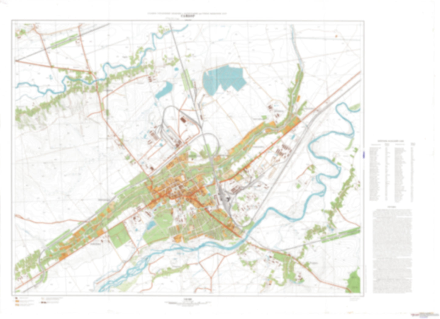 Sambor (Ukraine) - Soviet Military City Plans