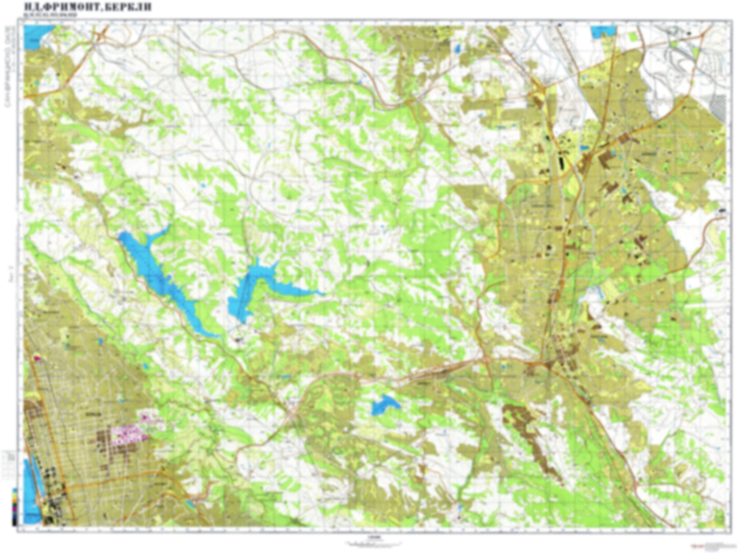 San Francisco, Oakland, Fremont, Berkeley, CA 2 (USA) - Soviet Military City Plans