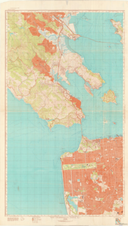 San Francisco, Oakland CA 1 (USA) - Soviet Military City Plans