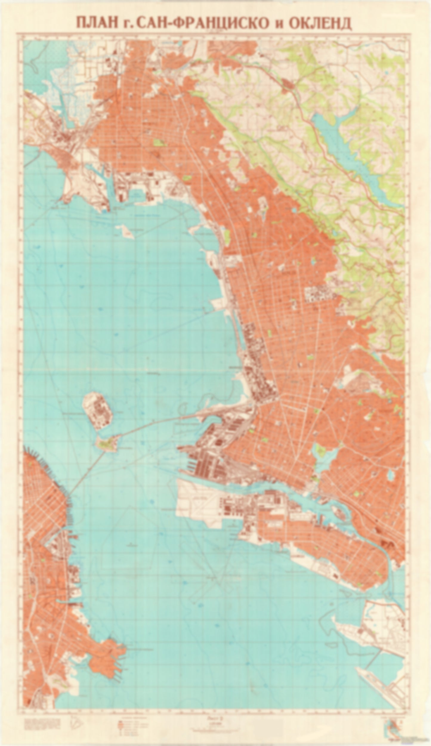 San Francisco, Oakland CA 2 (USA) - Soviet Military City Plans