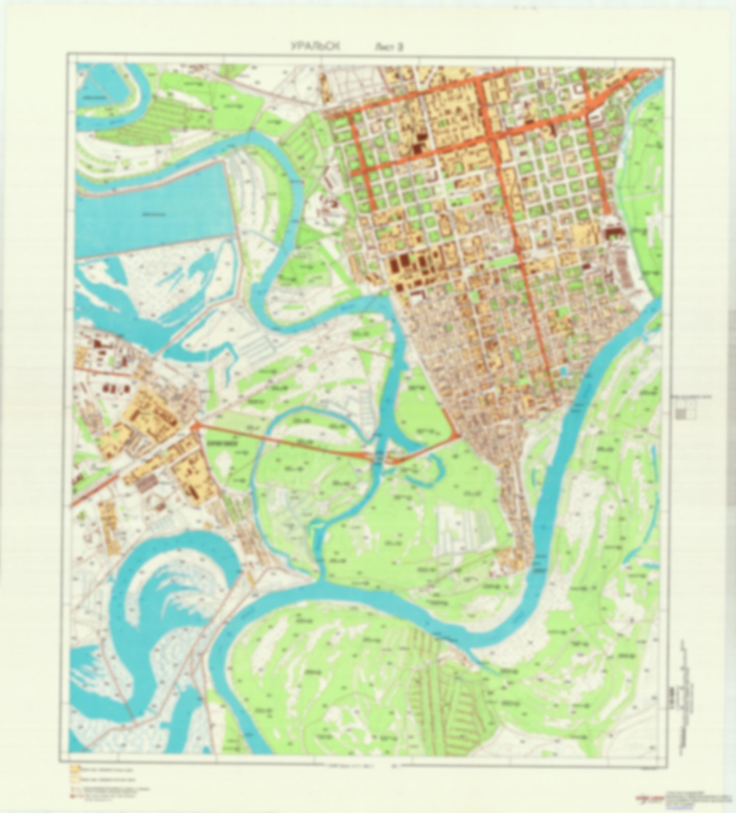 Uralsk 3 (Kazakhstan) - Soviet Military City Plans