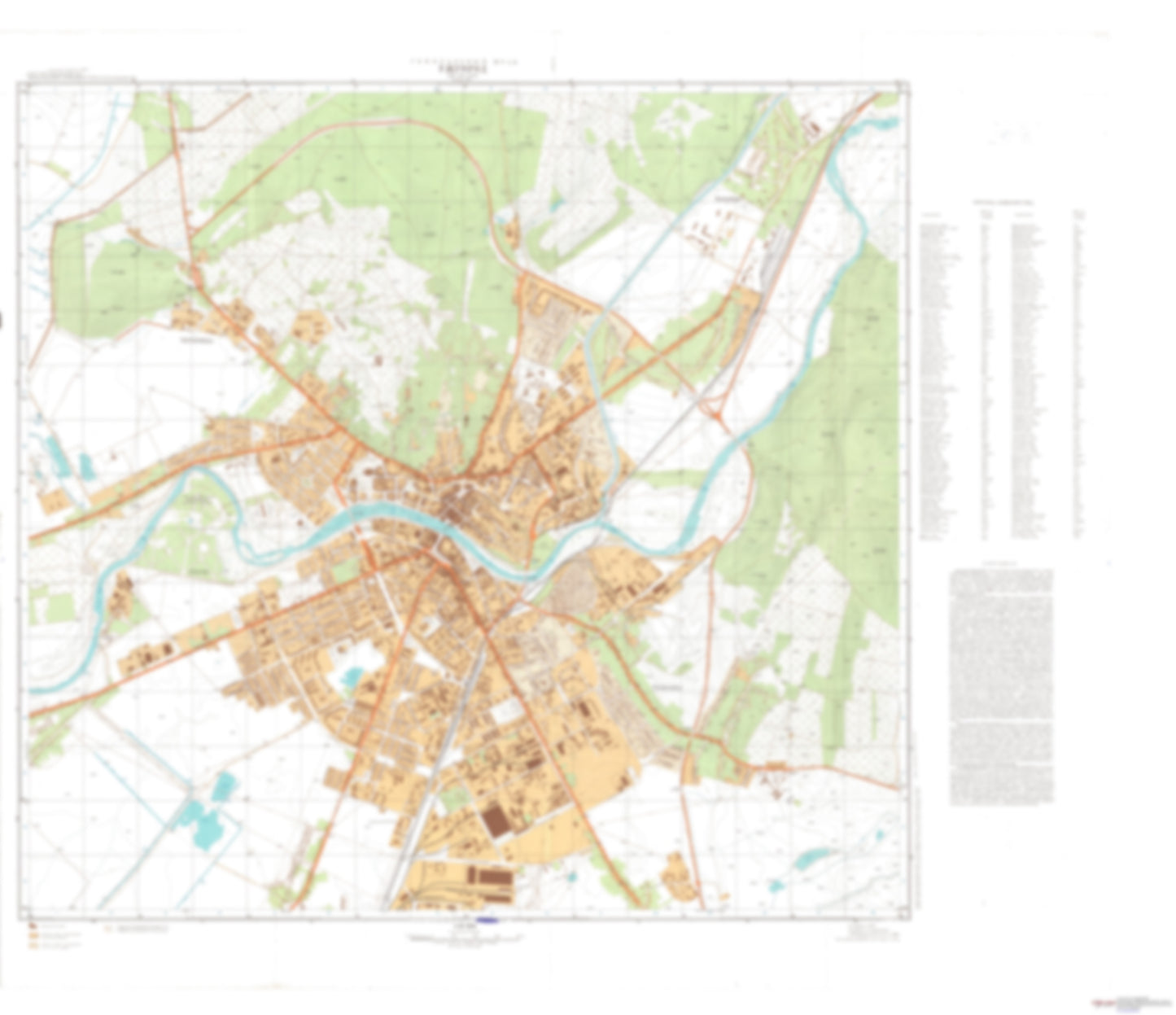 Uzhgorod (Ukraine) - Soviet Military City Plans