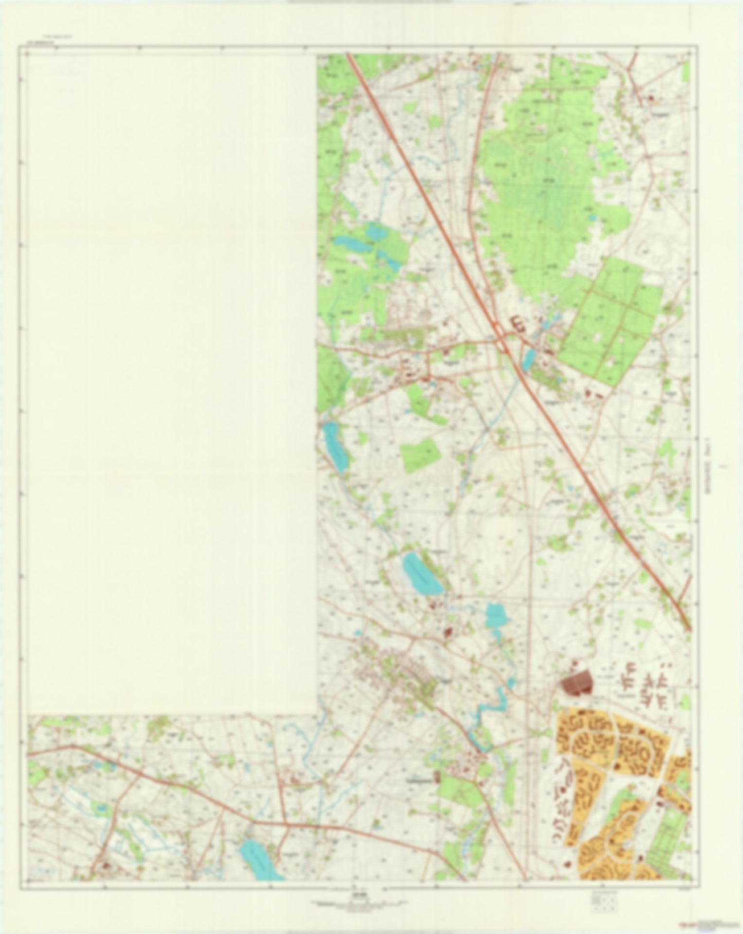 Vilnius 1 (Lithuania) - Soviet Military City Plans