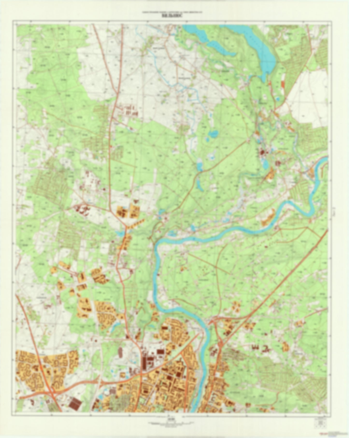 Vilnius 2 (Lithuania) - Soviet Military City Plans