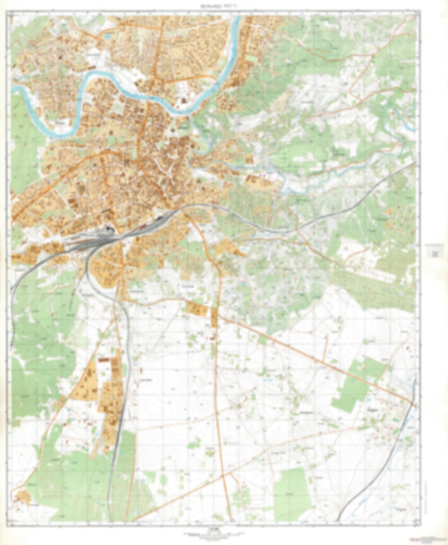 Vilnius 5 (Lithuania) - Soviet Military City Plans