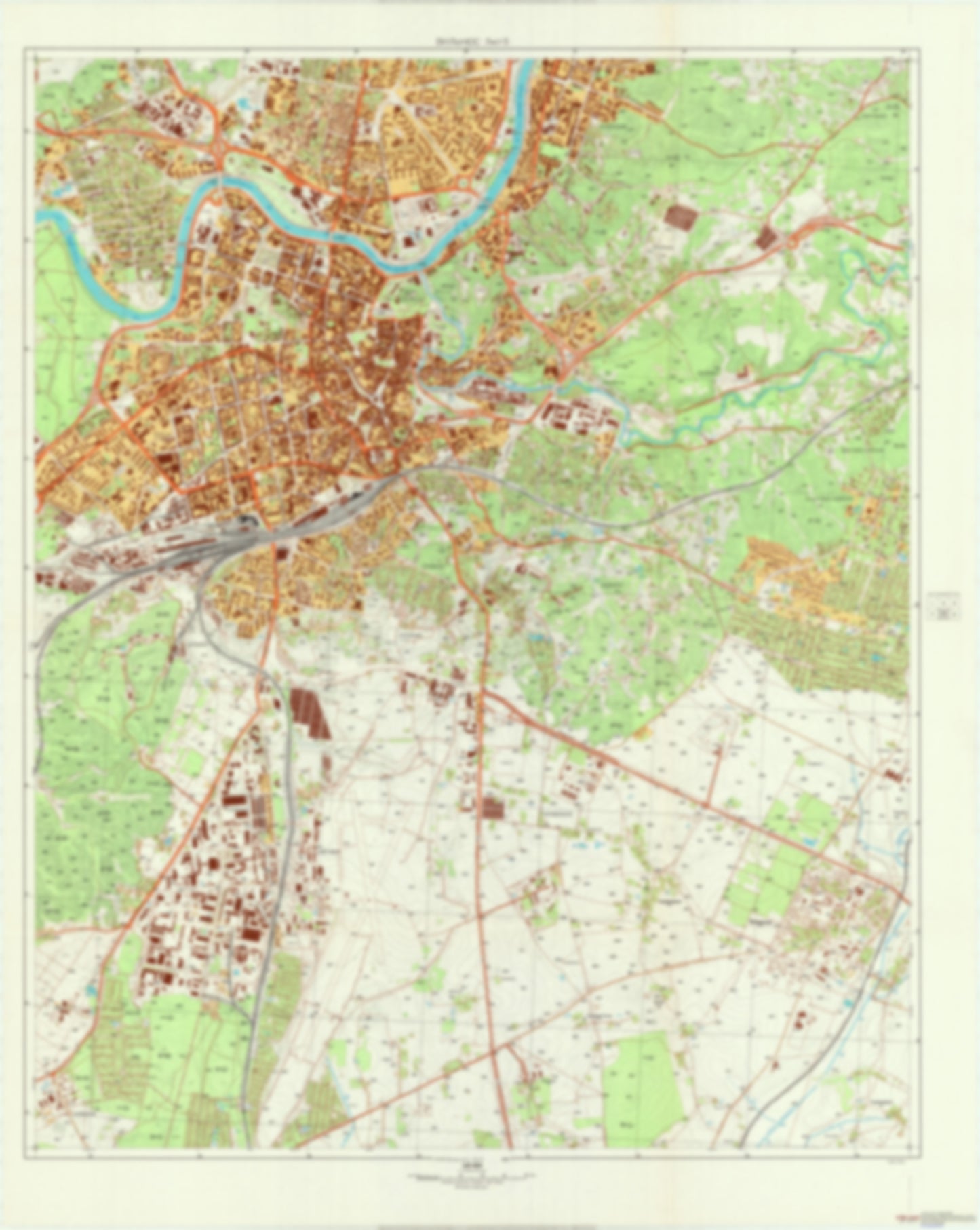 Vilnius 5 (Lithuania) - Soviet Military City Plans